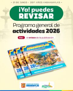 ¡TODA LA PROGRAMACIÓN DE NUESTROS 201 AÑOS AL ALCANCE DE TU MANO!